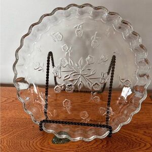Oven Proof 10” Glass Pie/Tart Plate